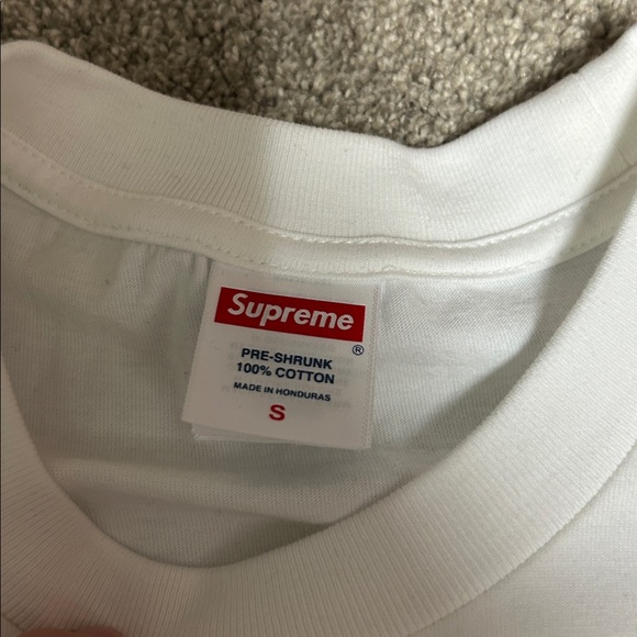 Supreme Back Logo White Tee New - Picture 3 of 4
